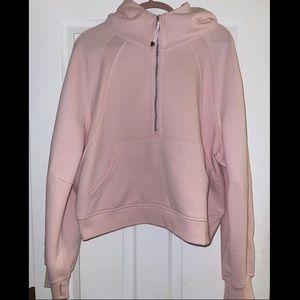 SOLD ❌ Lululemon Scuba (Flush Pink) Oversized Half-Zip Hoodie